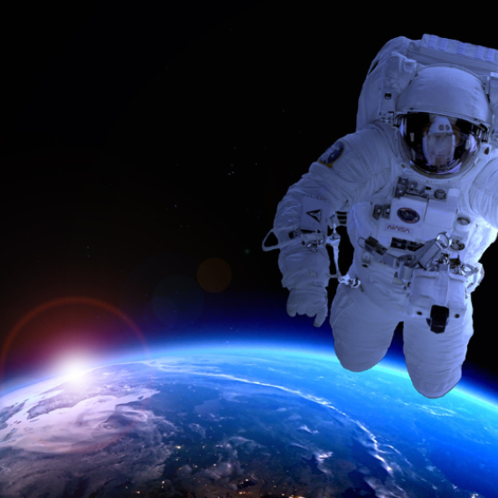 Astronaut i rummet