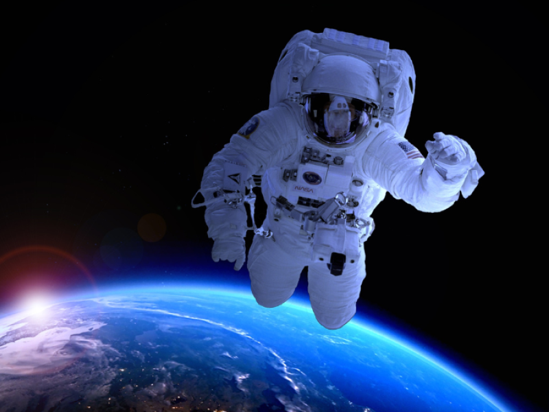 Astronaut i rummet
